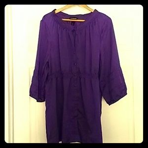 Lane Bryant 22/24 Purple 3/4 sleeve blouse
